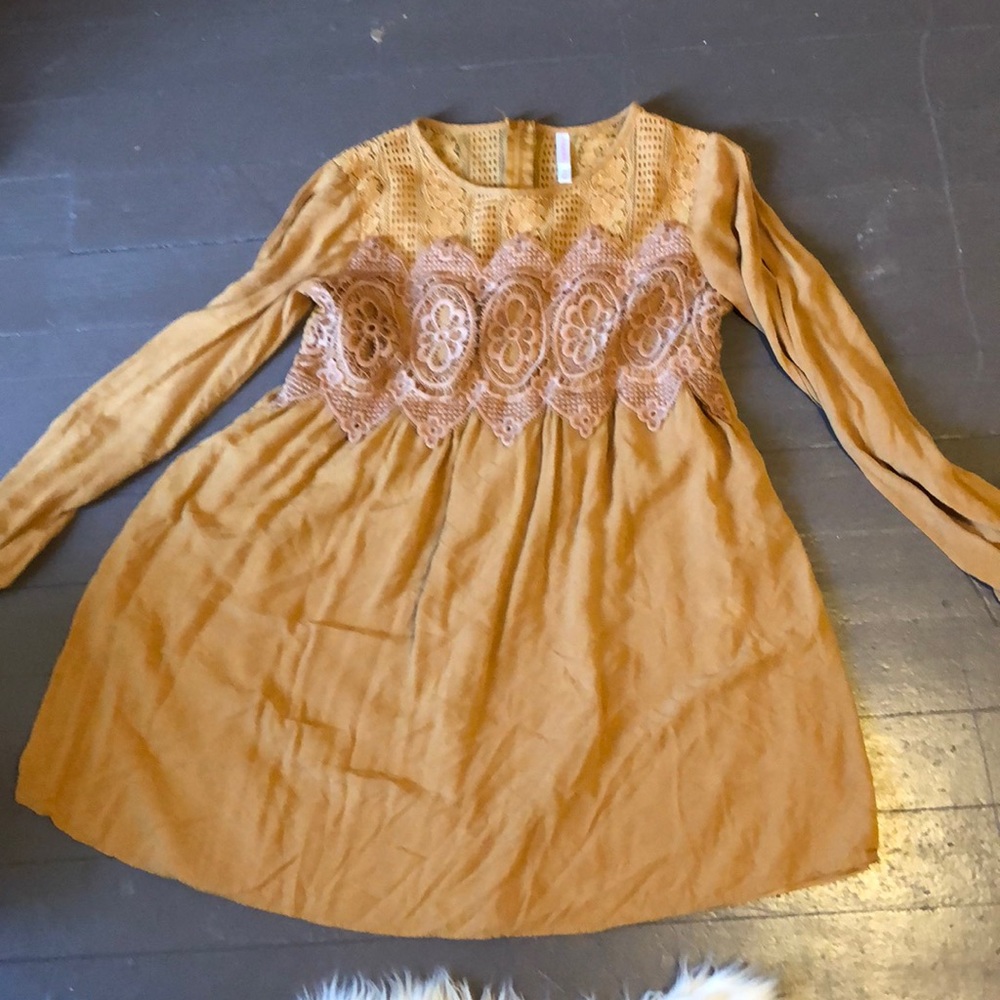 Gold dress